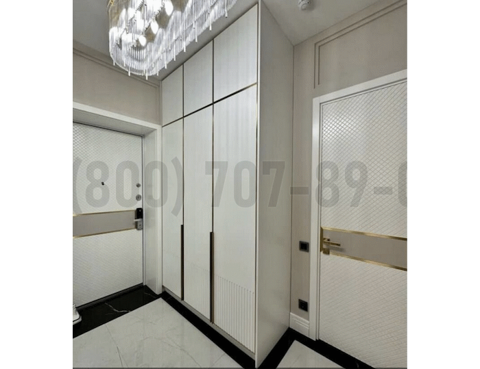 Шкаф с крашенными фасадами в Лобне