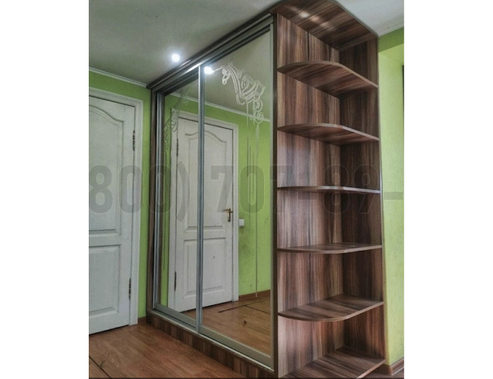 Шкаф с пескоструйным рисунком в Лобне